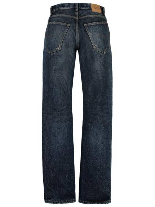 Balenciaga Men's Relaxed Jeans Navy