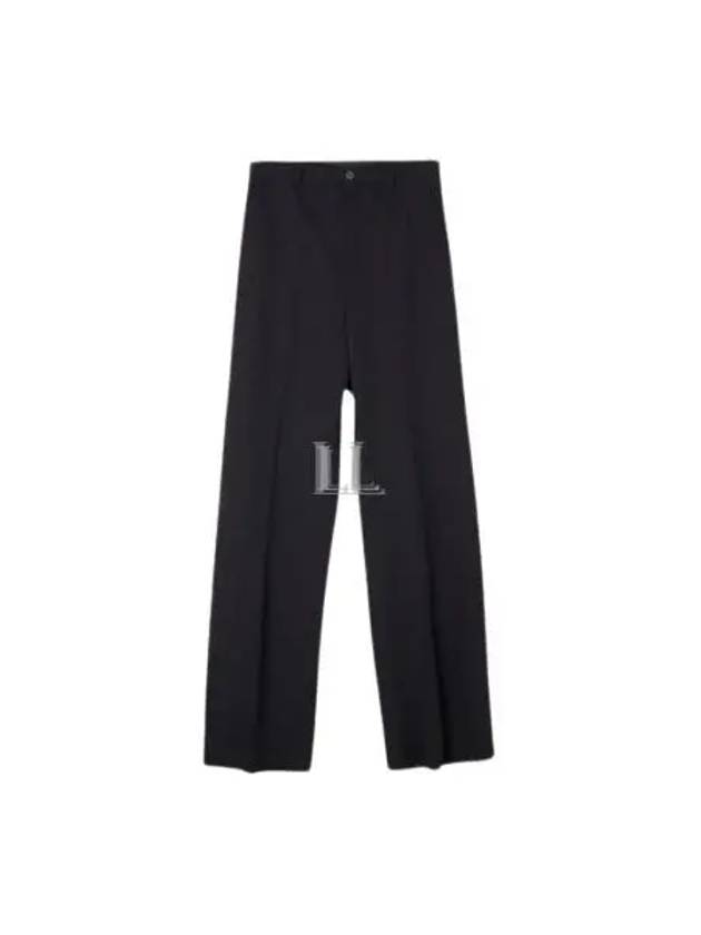 Balenciaga Regular Fit Tailored Wide Pans Black