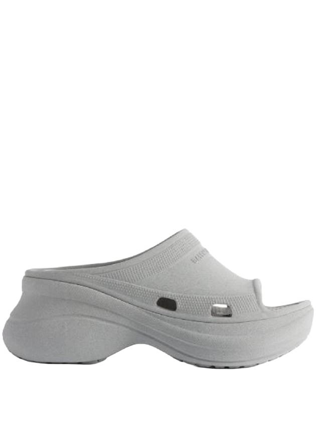 Balenciaga Pool Platform Slipper Grey