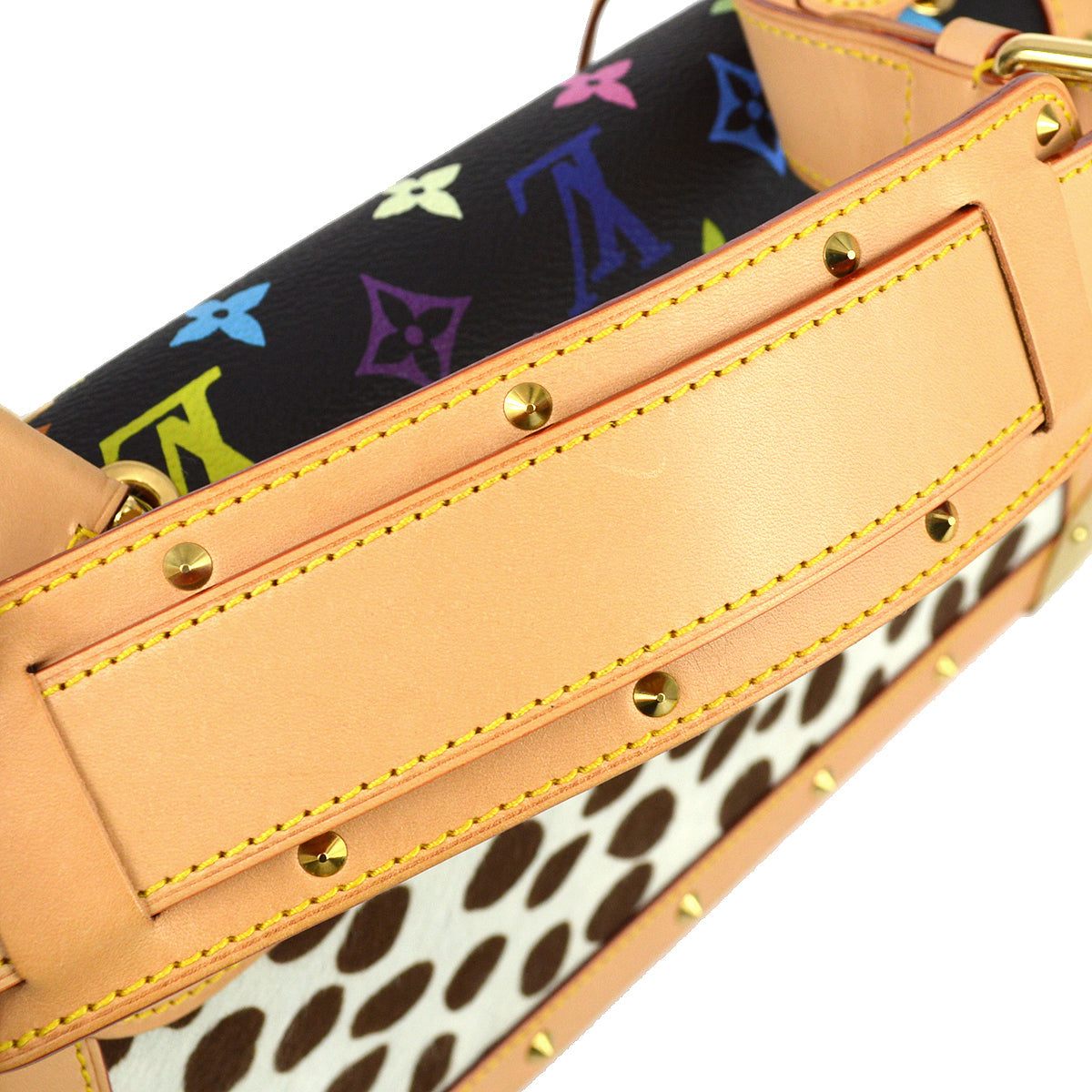Louis Vuitton 2003 Monogram Multicolor Sac Dalmatian Handbag M92825