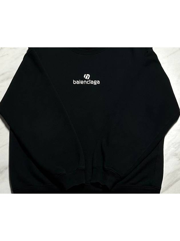 Balenciaga embroidered logo sweatshirt 77