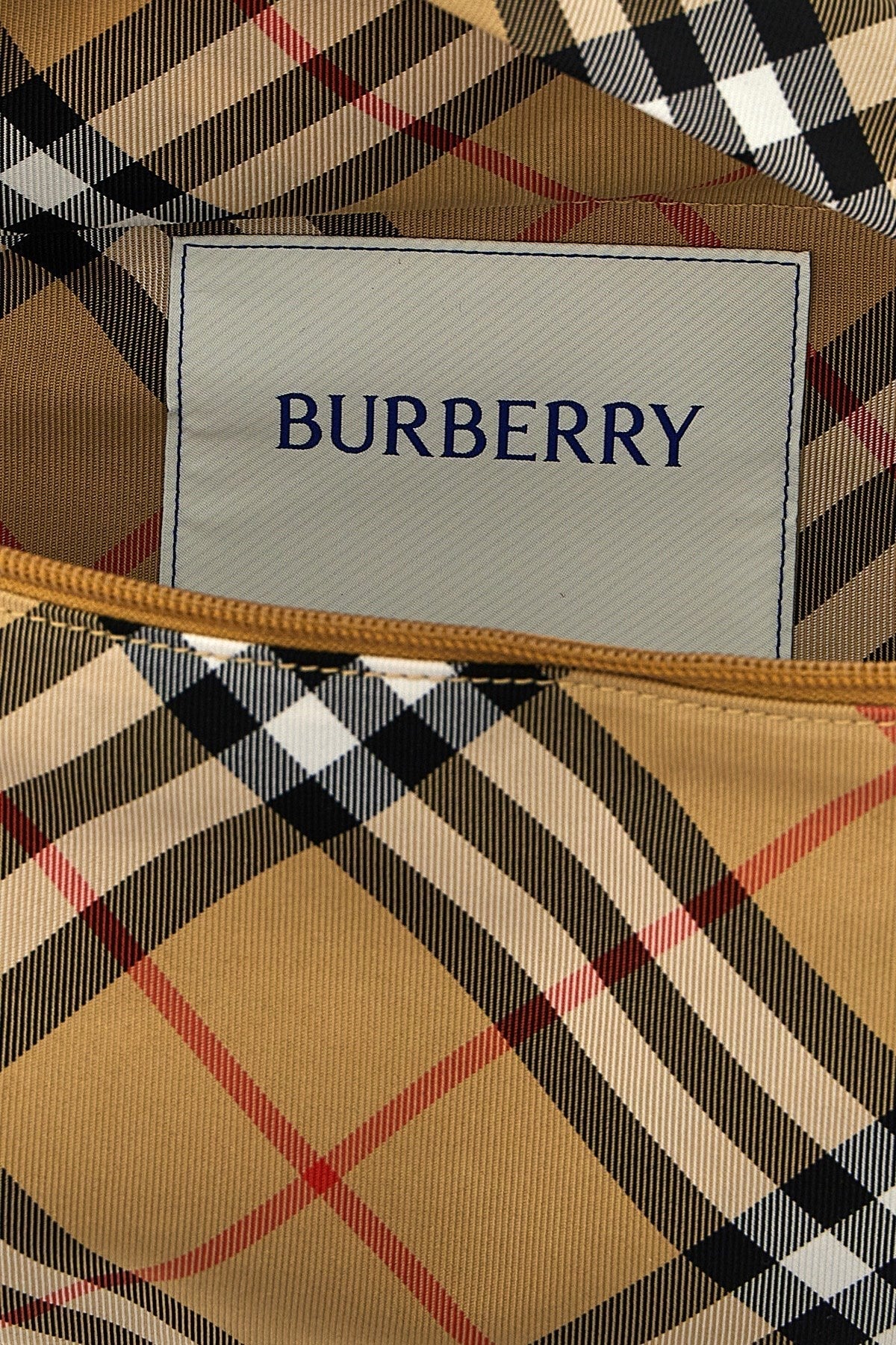 Burberry Men Check Waist Bag