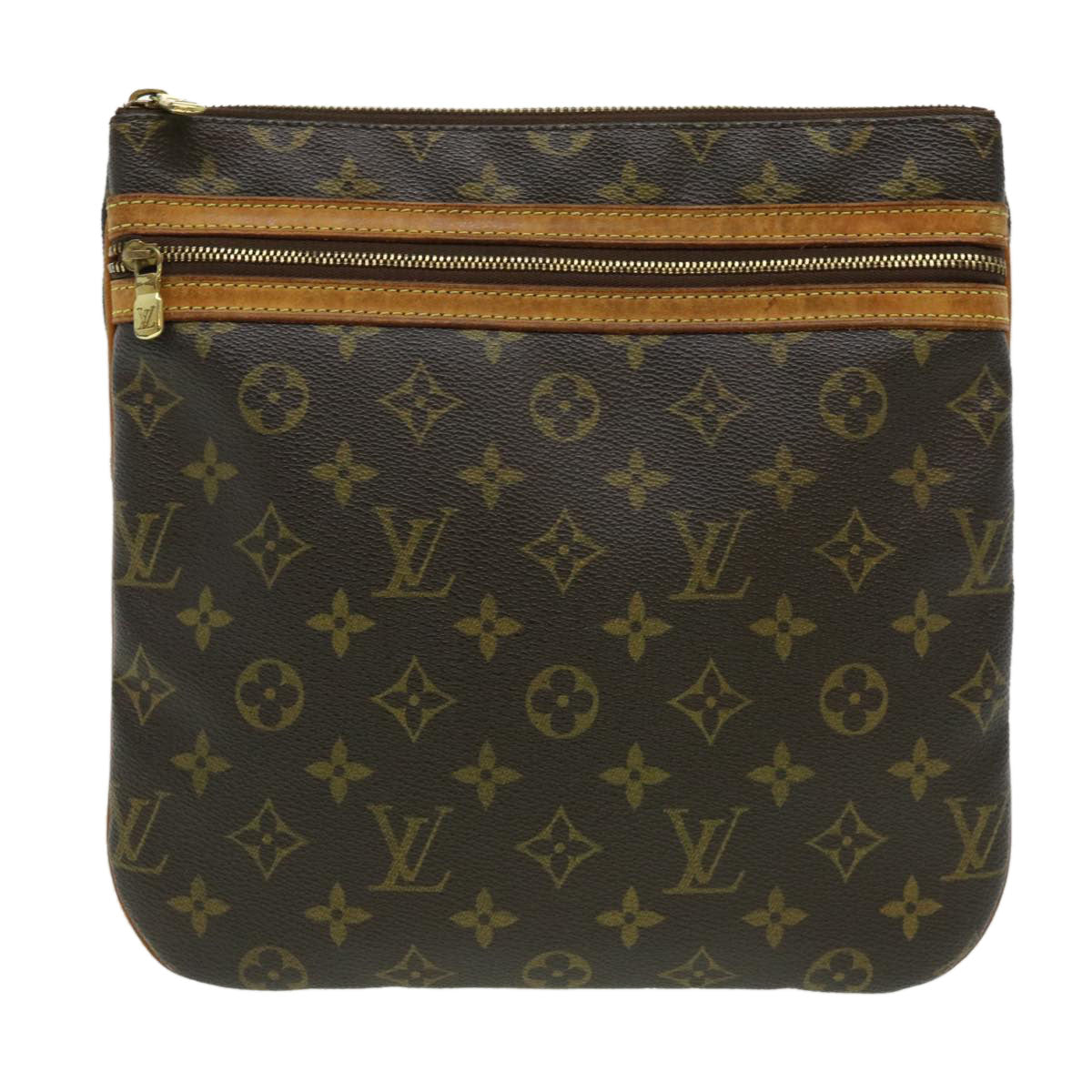 LOUIS VUITTON Monnogram Pochette Bosphore Shoulder Bag M40044 LV ki2194