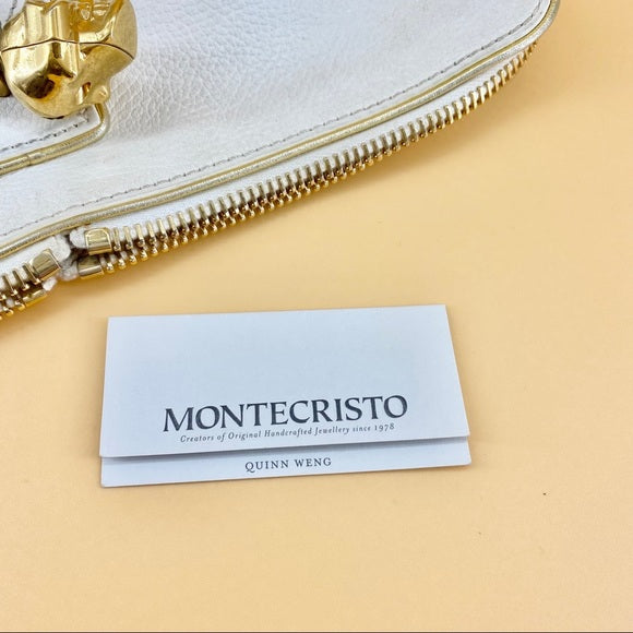 ALEXANDER MCQUEEN leather clutch bag