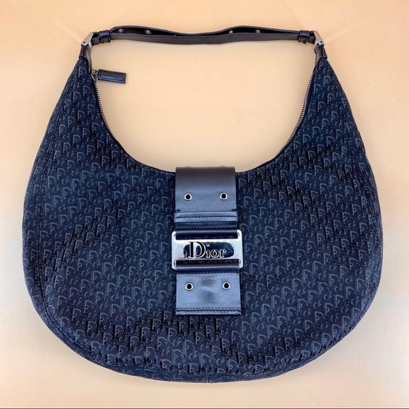 Dior halfmoon cloth Shoulder bag