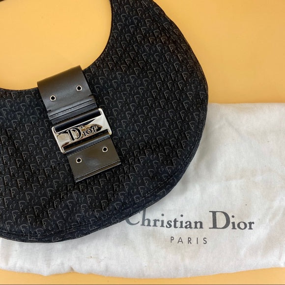 Dior halfmoon cloth Shoulder bag