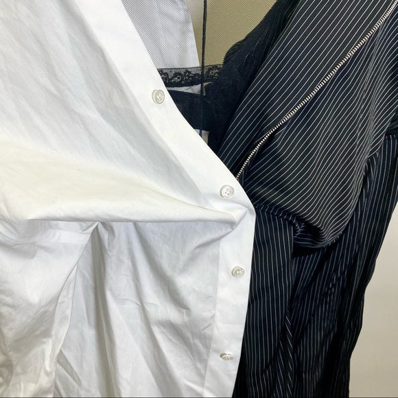 Alexander wang DRESS TRIMMED WITH SHIRT