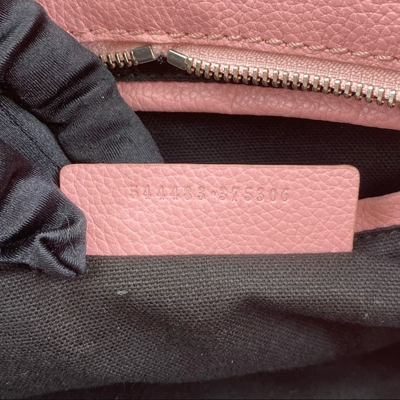 ALEXANDER MCQUEEN Pink padlock Leather Tote Bag