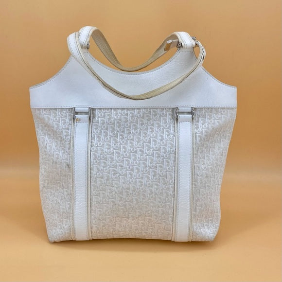DIOR diorissimo street chic downtown cream canvas Tote