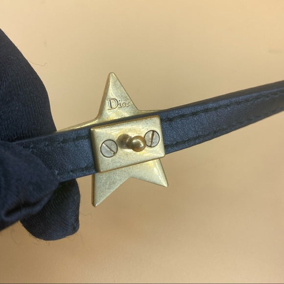 DIOR star Calfskin leather belt
