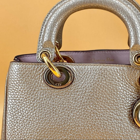 DIOR Calfskin Small Diorissimo Tote