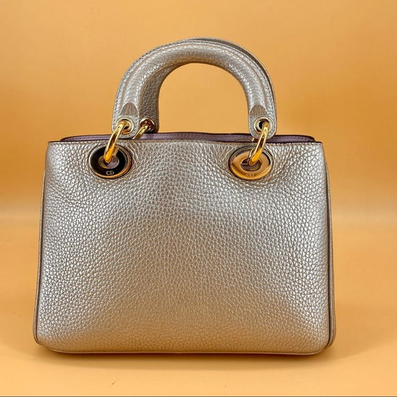 DIOR Calfskin Small Diorissimo Tote