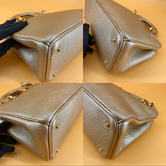 DIOR Calfskin Small Diorissimo Tote