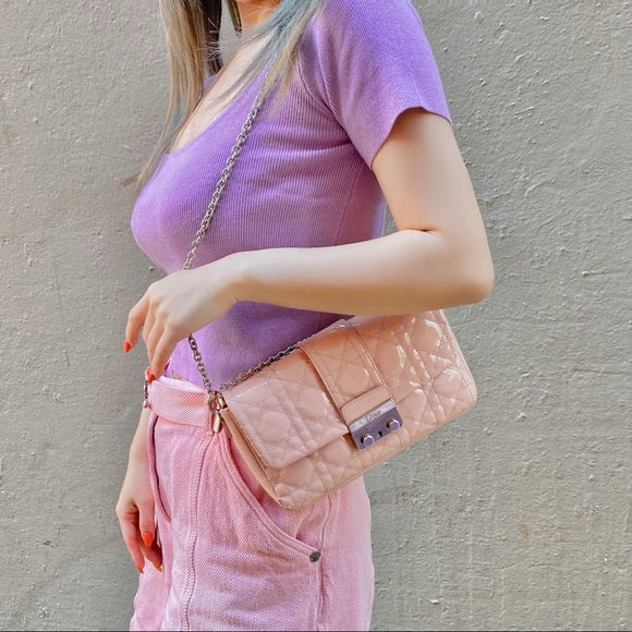 Dior patent cannage miss dior promenade bag