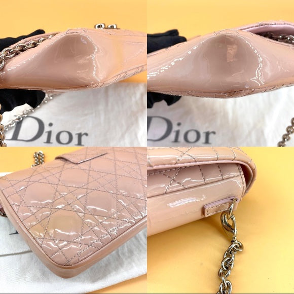 Dior patent cannage miss dior promenade bag