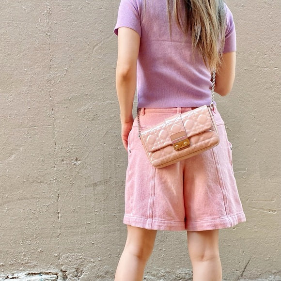Dior patent cannage miss dior promenade bag