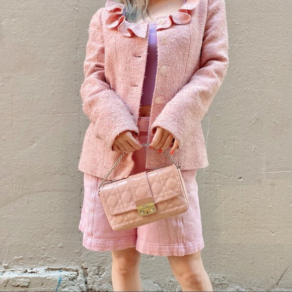 Dior patent cannage miss dior promenade bag