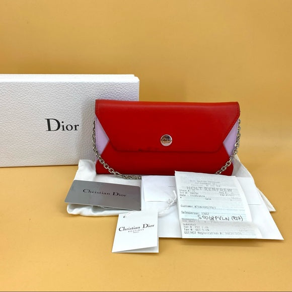 Dior Addict Rendez Vous on Chain Leather pochette TWS