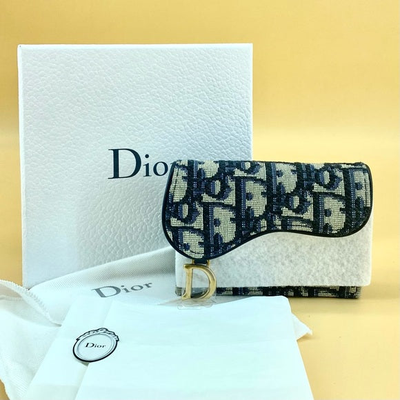 Dior SADDLE FLAP CARD HOLDER