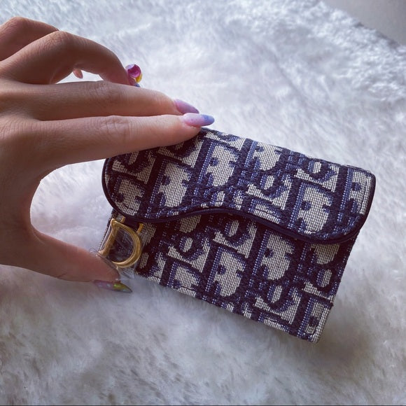 Dior SADDLE FLAP CARD HOLDER