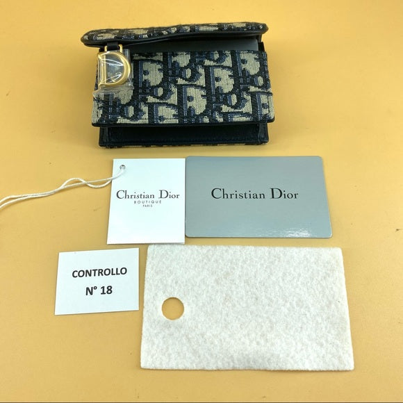 Dior SADDLE FLAP CARD HOLDER