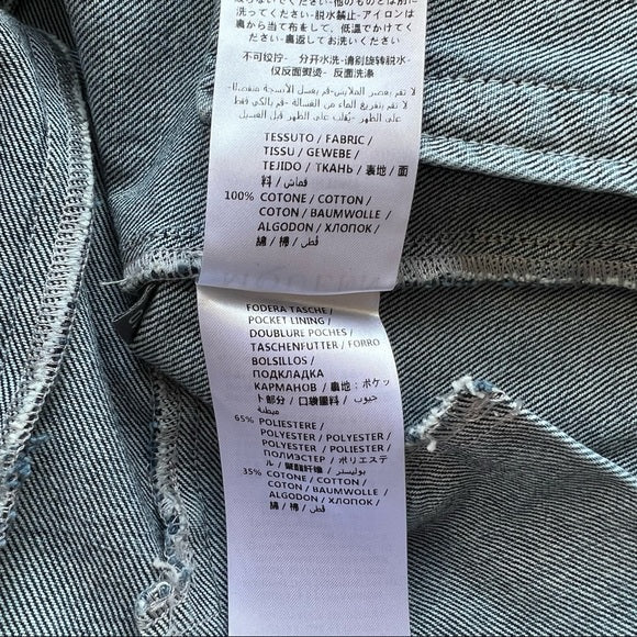 Alexander McQueen Women's denim blazer