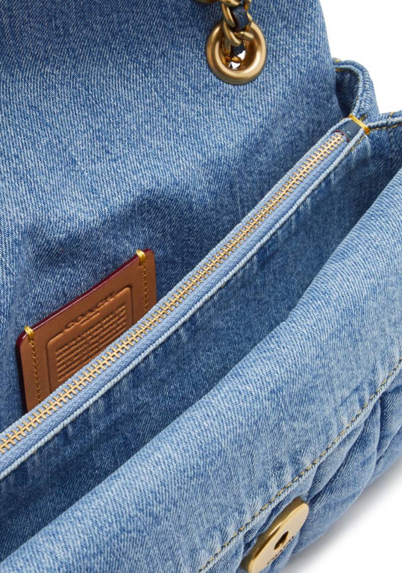 Coach Tabby 26 quilted denim shoulder bag