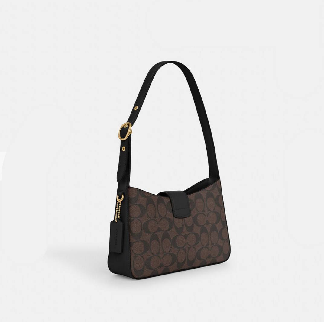 Coach Eliza Shoulder Bag In Signature Canvas