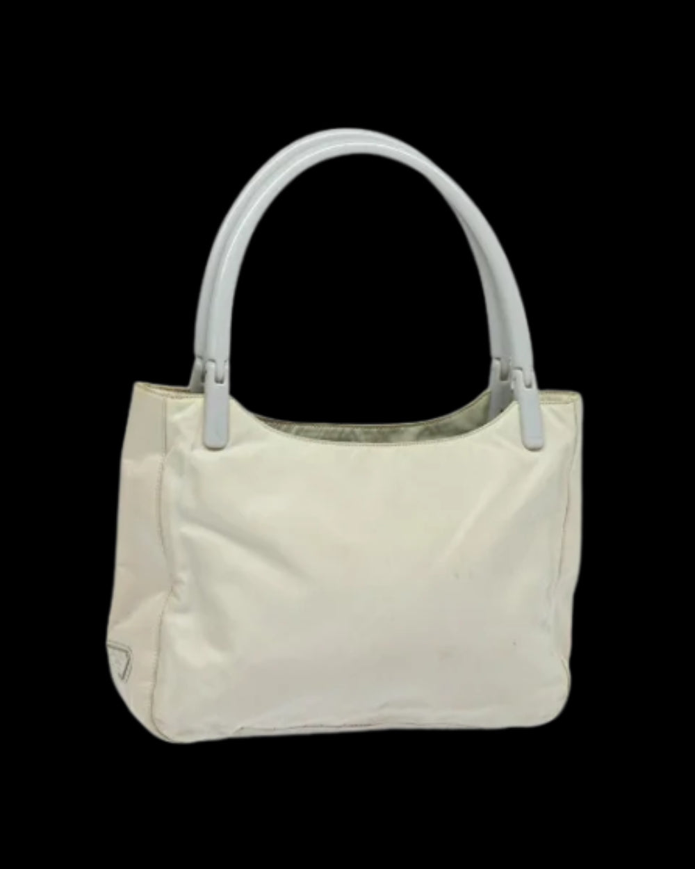 Beige Nylon Prada Handbag