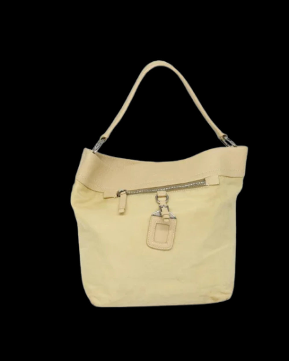 Beige Nylon Prada Handbag