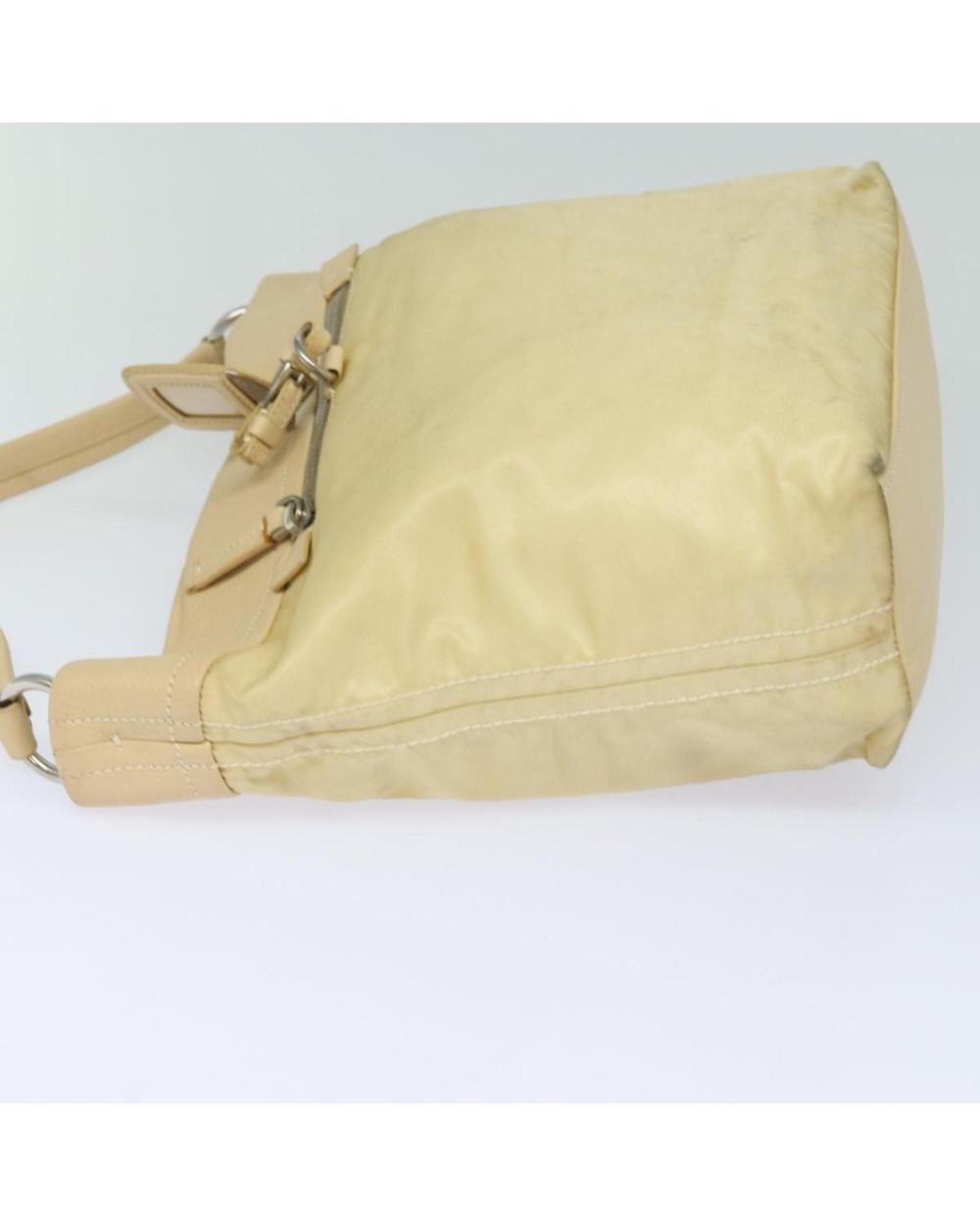 Beige Nylon Prada Handbag