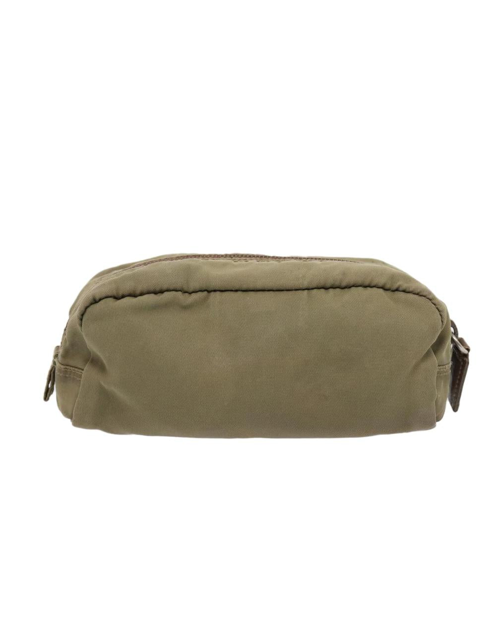 Beige Nylon Prada Pouch