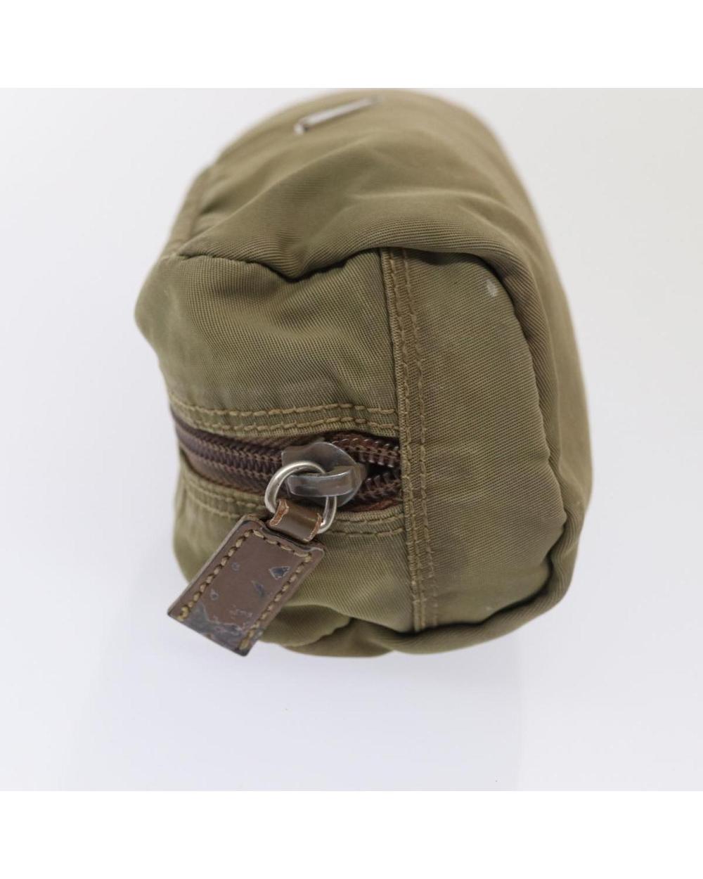 Beige Nylon Prada Pouch