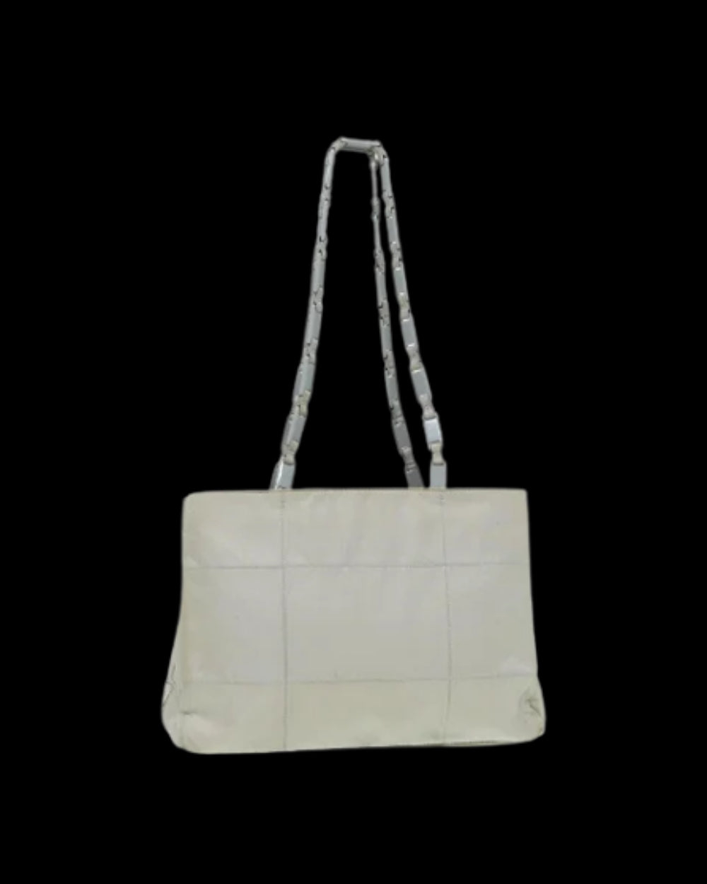 Beige Nylon Prada Shoulder Bag