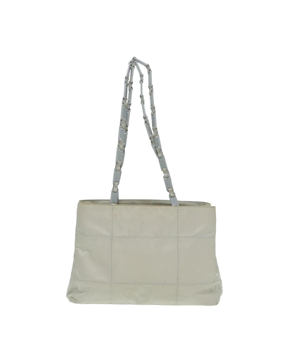 Beige Nylon Prada Shoulder Bag