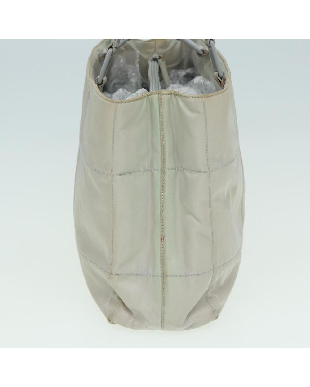 Beige Nylon Prada Shoulder Bag