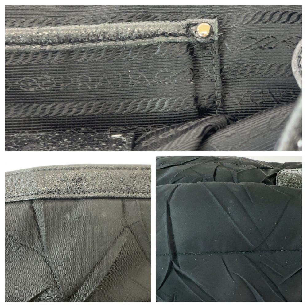 Black Canvas Prada Tessuto