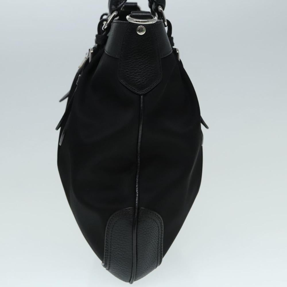 Black Fabric Prada Tote