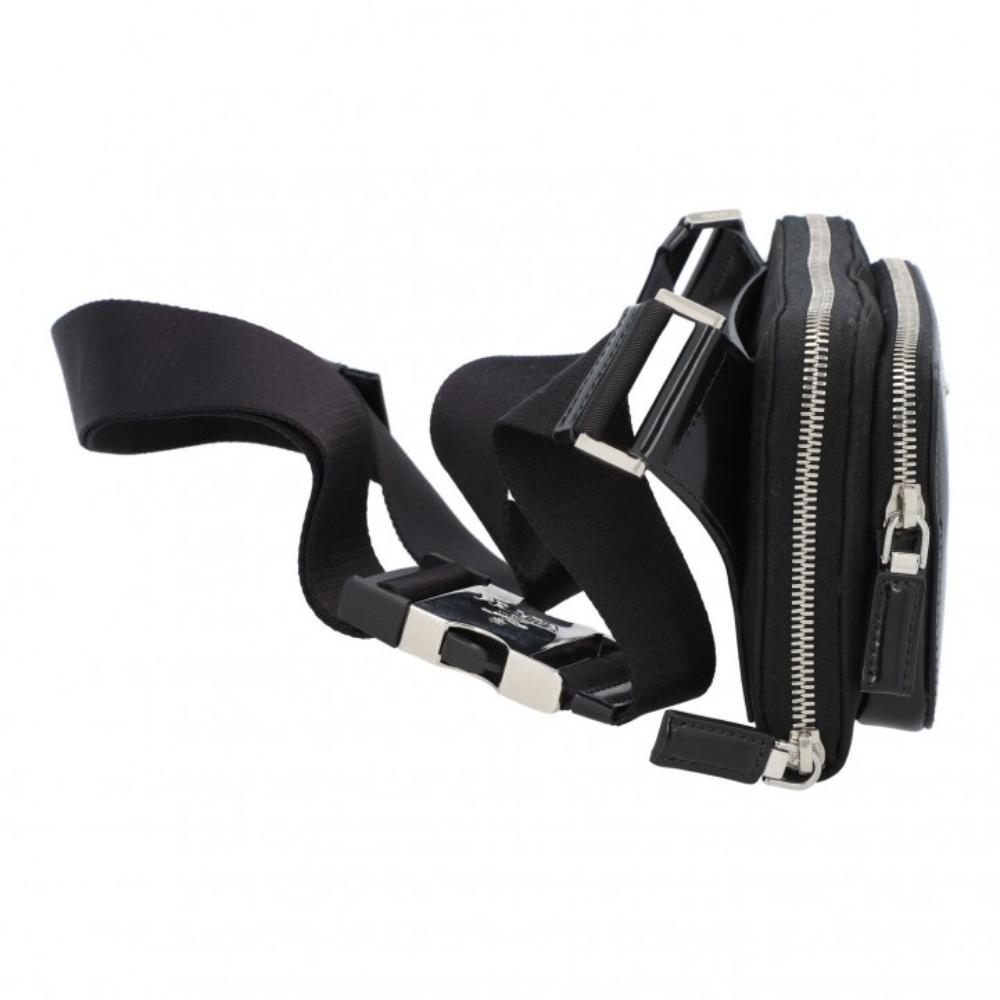 Black Leather Prada Crossbody Bag