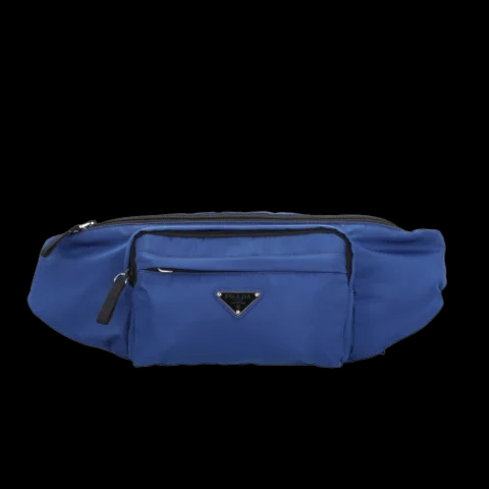 Blue Nylon Prada Belt Bags