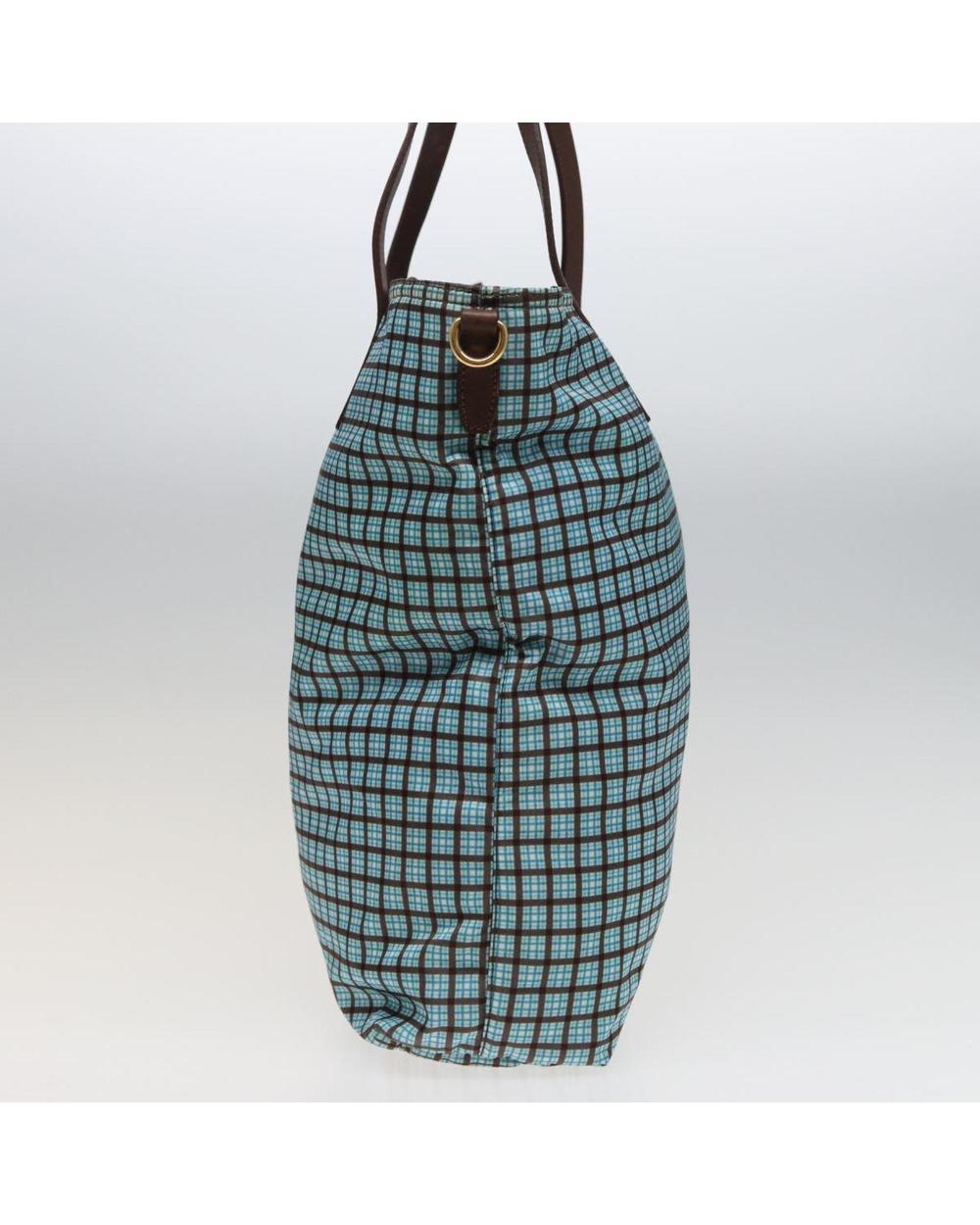 Blue Nylon Prada Galleria Bag