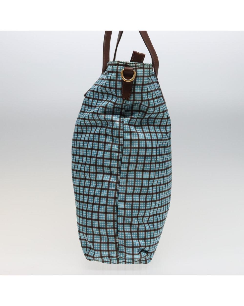 Blue Nylon Prada Galleria Bag