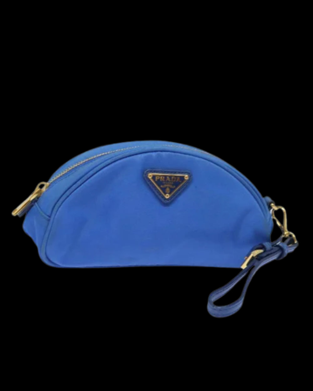 Blue Nylon Prada Handbag
