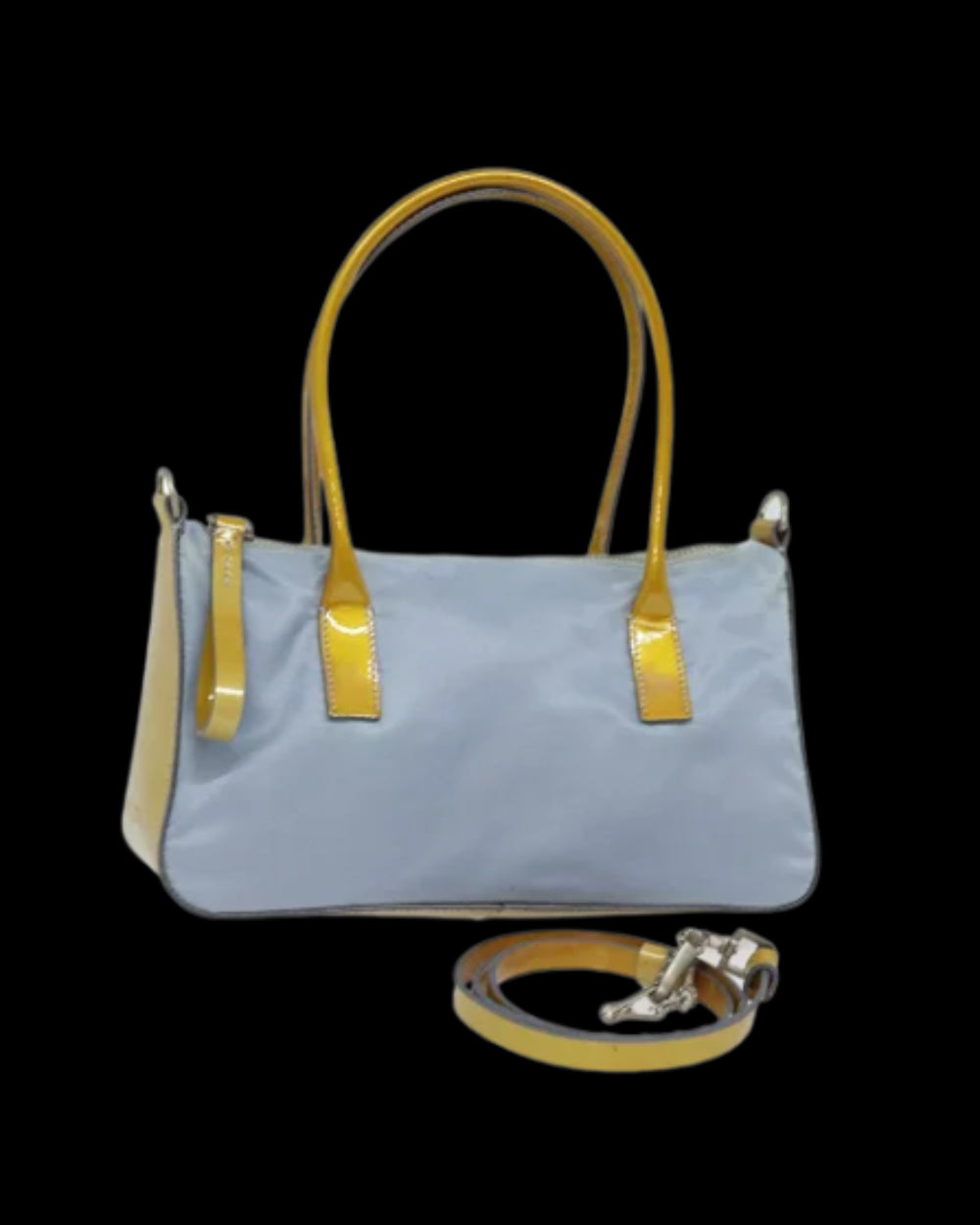 Blue Nylon Prada Handbag