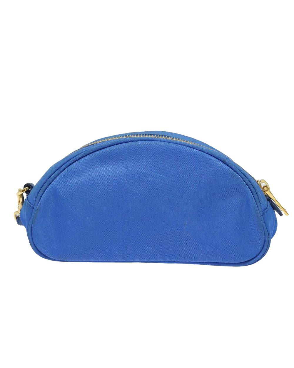 Blue Nylon Prada Handbag