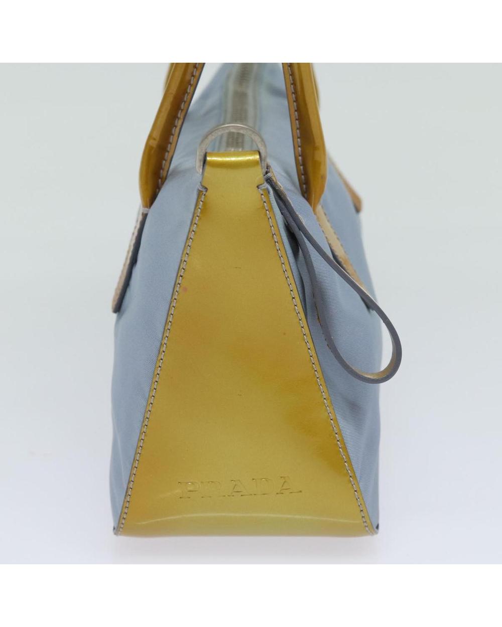 Blue Nylon Prada Handbag