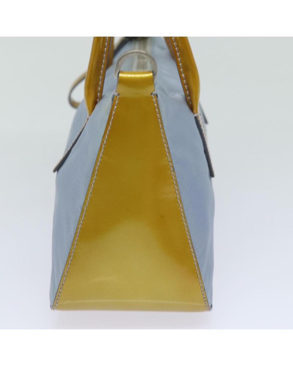 Blue Nylon Prada Handbag
