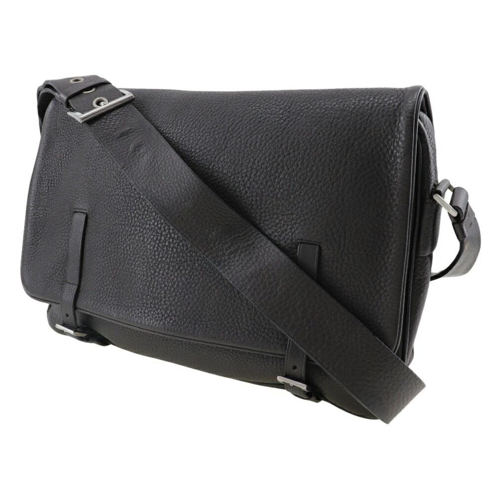 Brown Fabric Prada Messenger Bag