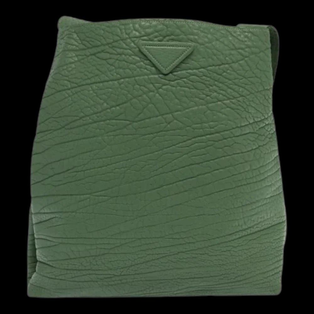 Green Leather Prada Shoulder Bag