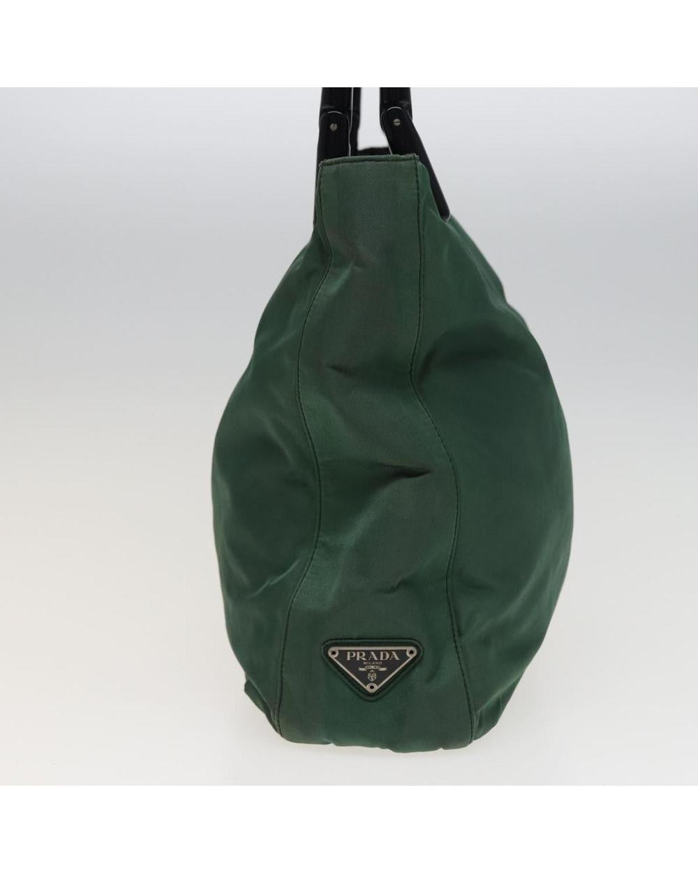 Green Nylon Prada Handbag
